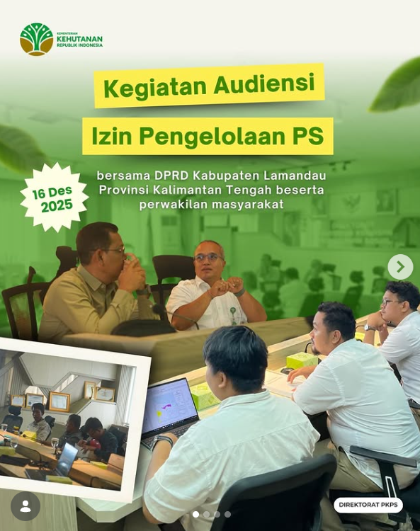 Kegiatan Audiensi Izin Pengelolaan PS