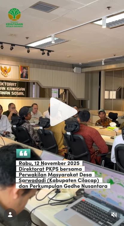 Direktorat PKPS bersama Perwakilan Masyarakat Desa Sarwadadi (Kabupaten Cilacap) dan Perkumpulan Gedhe Nusantara