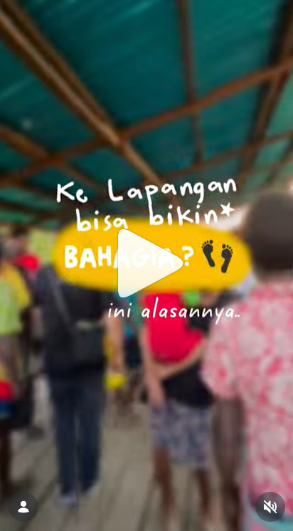 Alasan mengapa ke lapangan bisa bikin bahagia