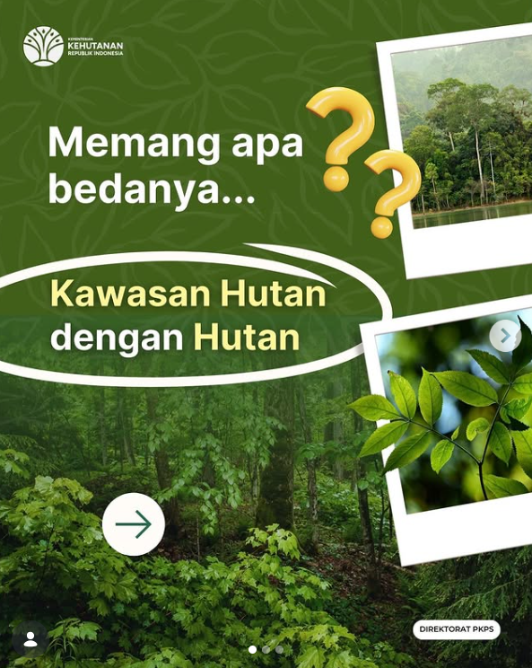 Memang apa bedanya Kawasan Hutan dengan Hutan
