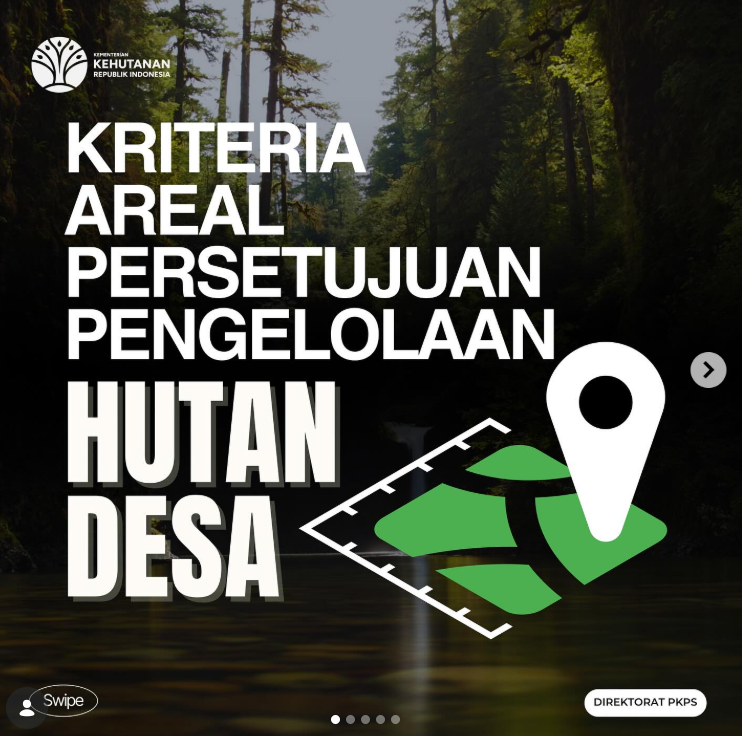 Kriteria Areal Persetujuan Pengelolaan Hutan Desa