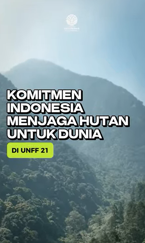Komitmen Indonesia Menjaga Hutan Untuk Indonesia