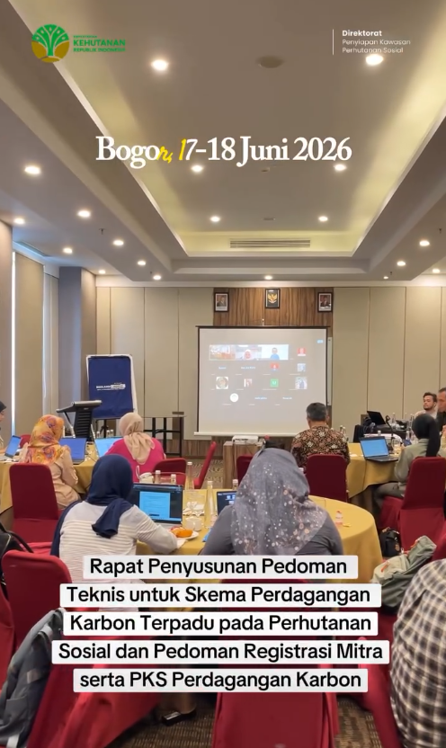 Rapat Penyusunan Pedoman Teknis untuk Skema Perdagangan Karbon Terpadu pada Perhutanan Sosial dan Pedoman Registrasi Mitra serta PKS Perdagangan Karbon
